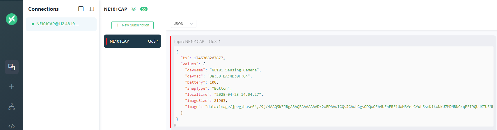 MQTT data