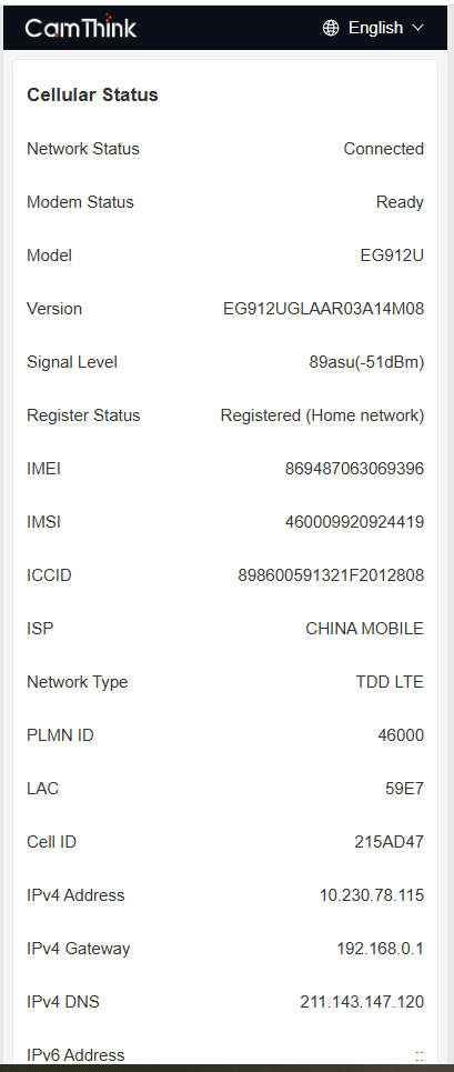 status panel2