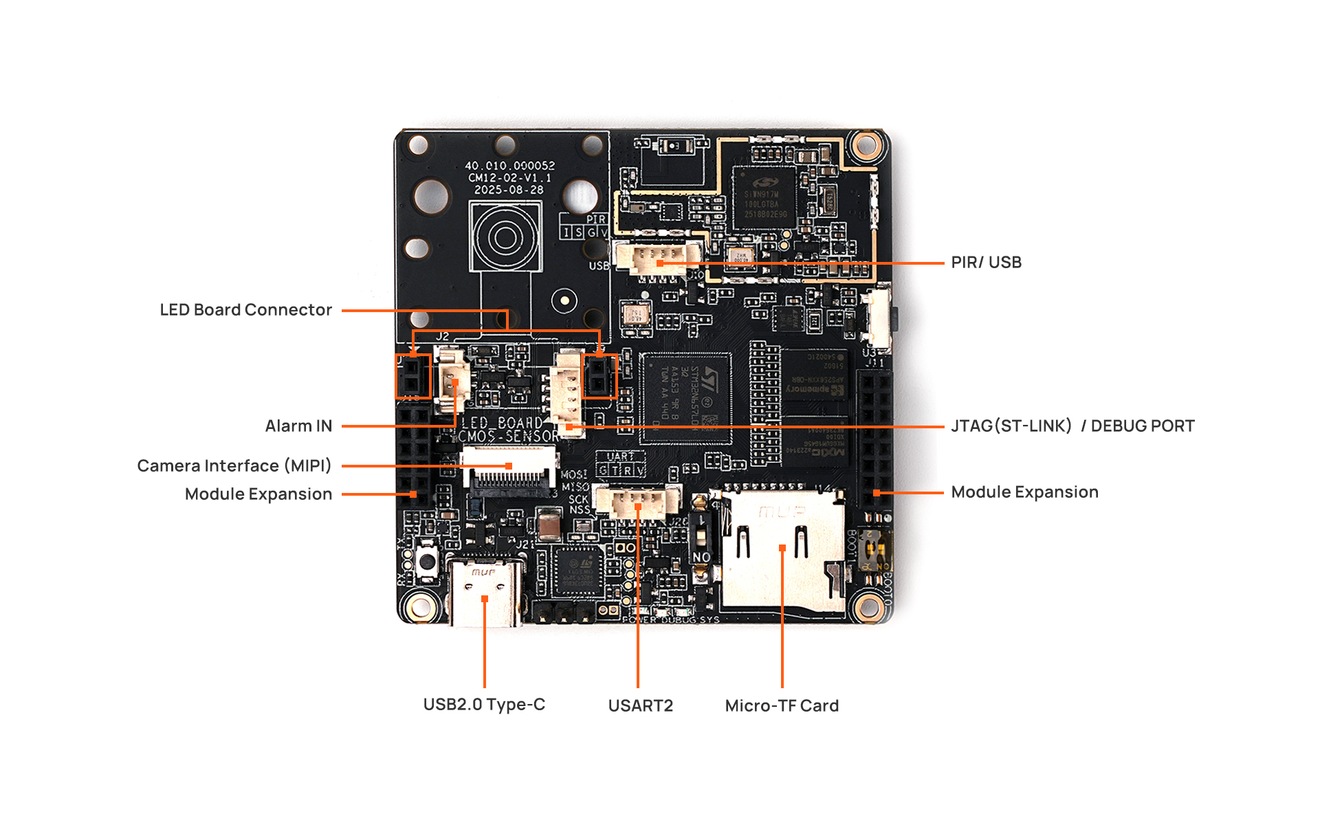 Development board front