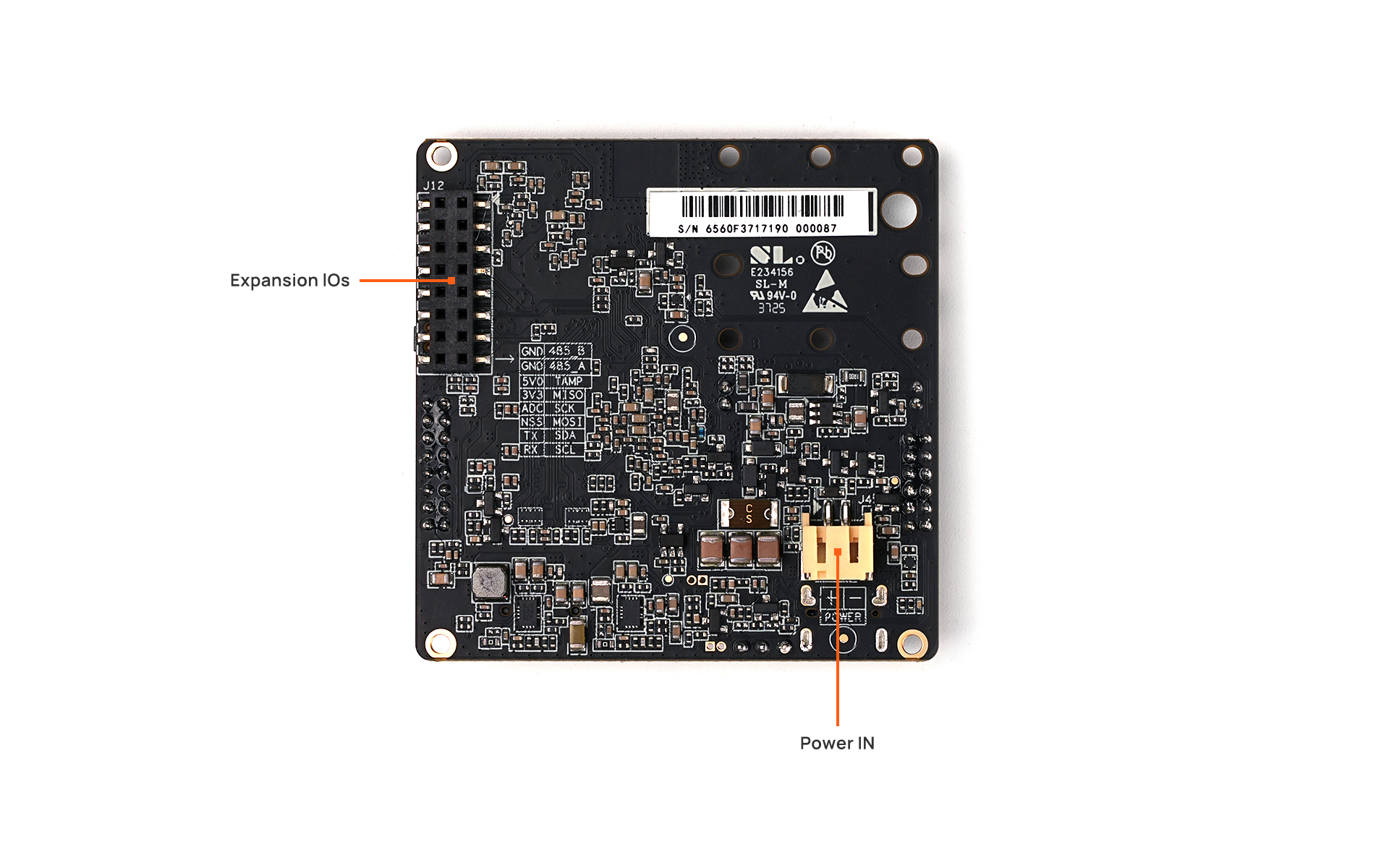 Development board back