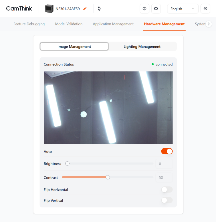 Camera ribbon connection