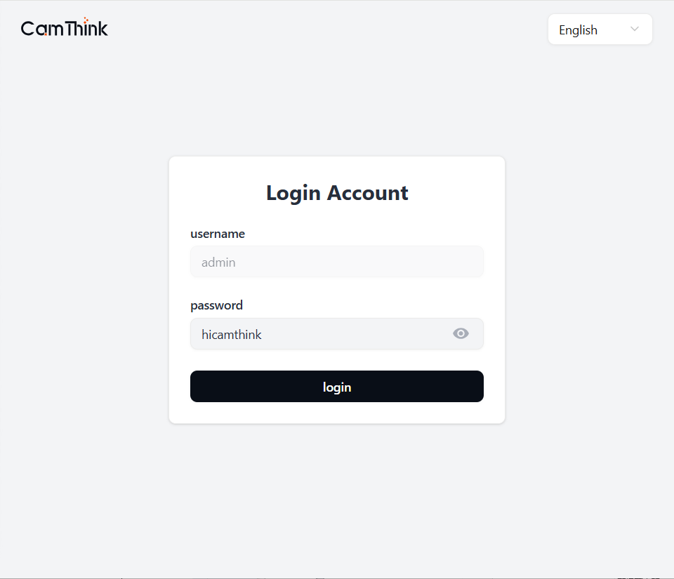Default password reminder